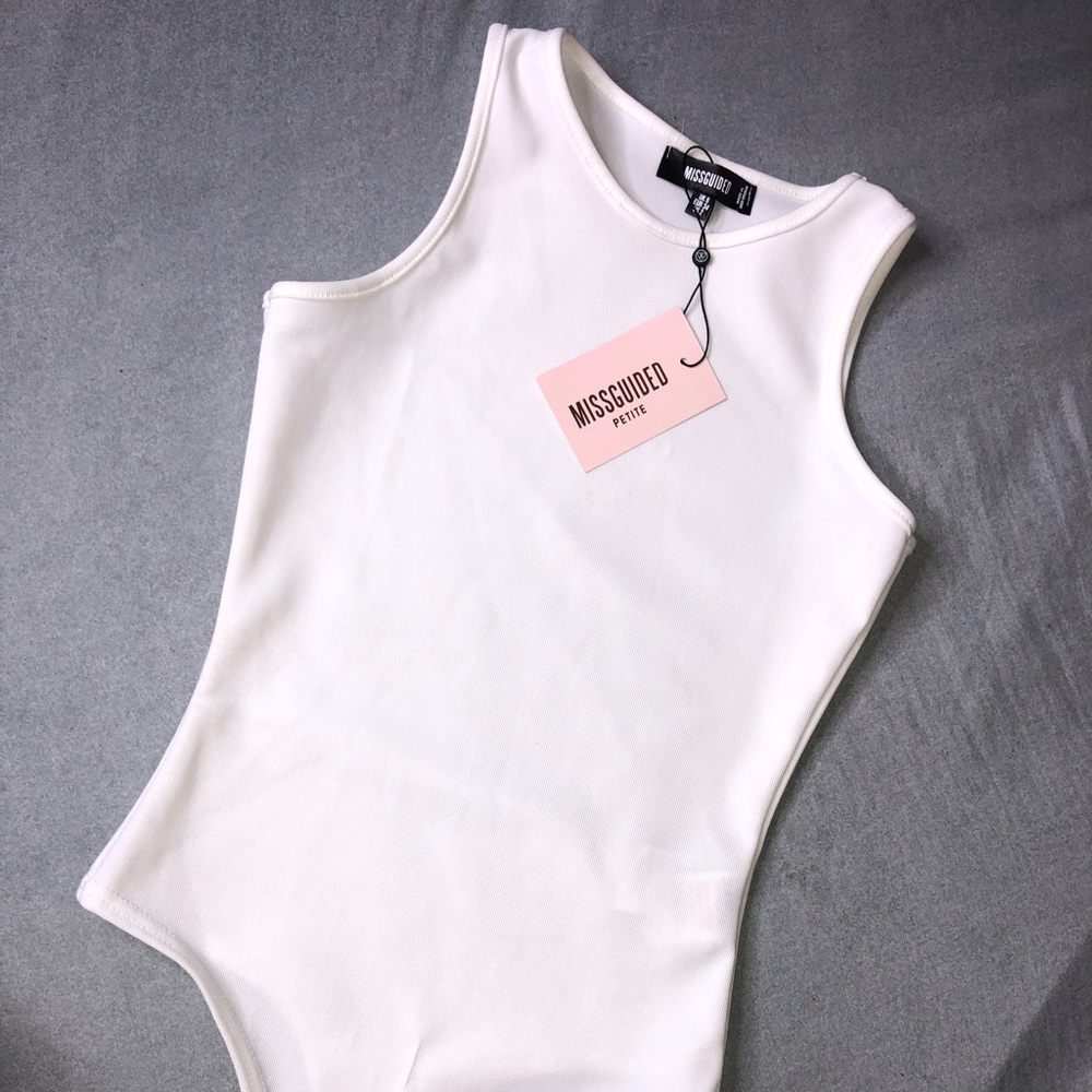 Missguided white bodysuit